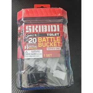 Skibidi Toilet Battle Bucket Series One 20 Figures by Binkers